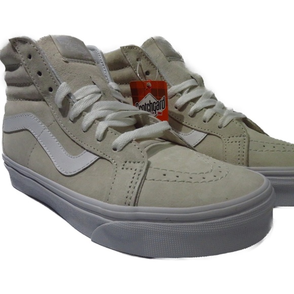 Vans Other - VANS SK8-Hi Reissue Pig Suede (Moonbeam / White) M
